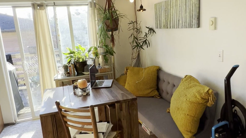Front room and living room area